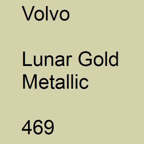 Volvo, Lunar Gold Metallic, 469.